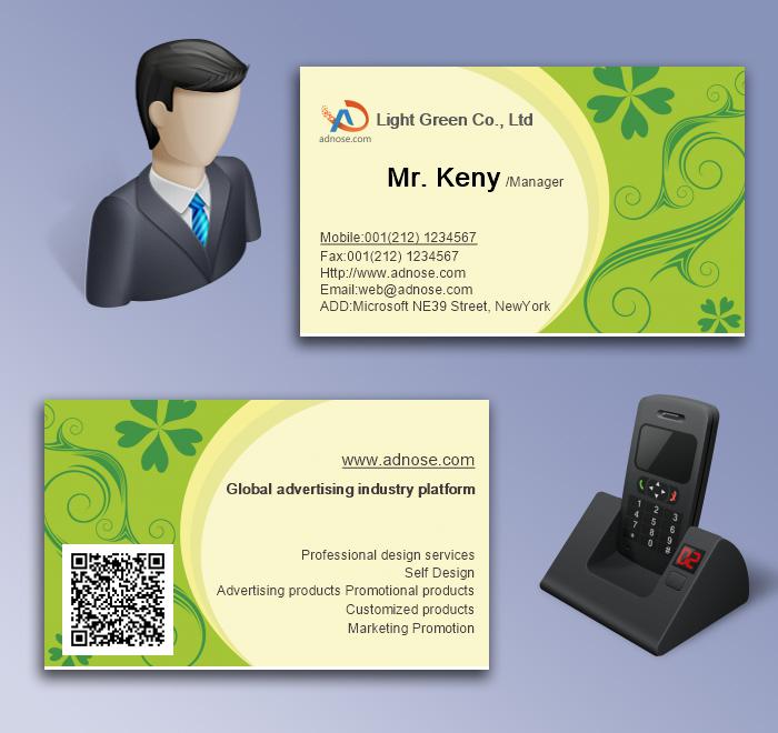 Green business card6