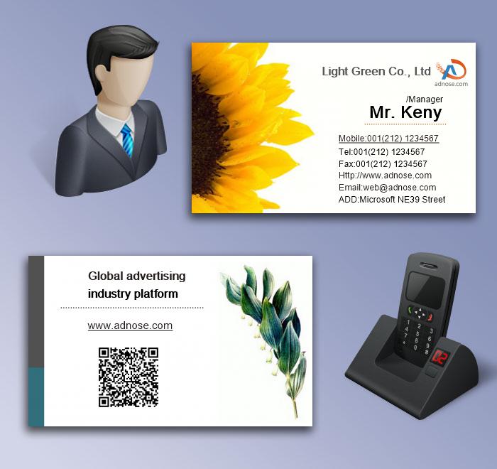 Realism Flower Business Card5