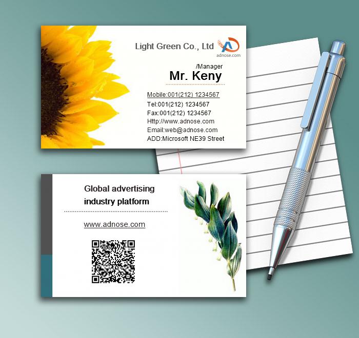 Realism Flower Business Card1