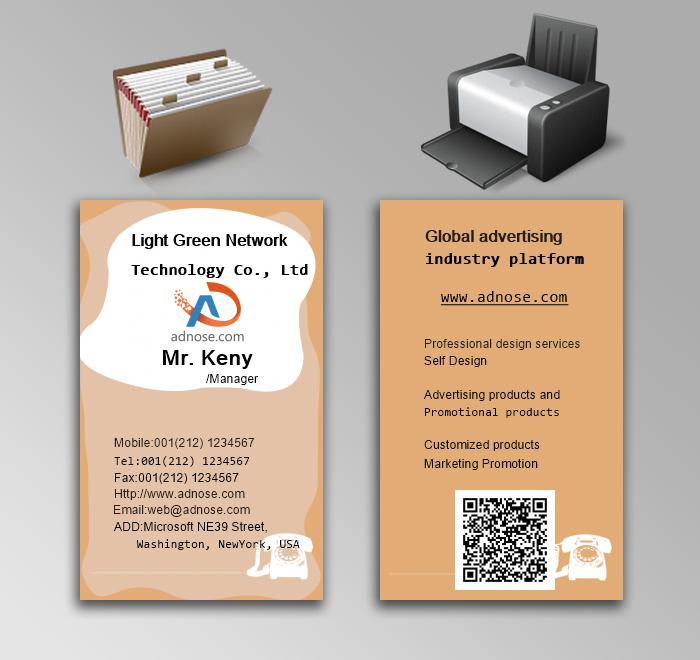 Style dialog box business card 3