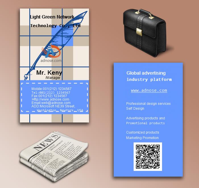 Blue box art  business card 5