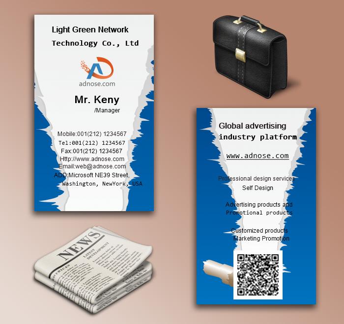 Simple white building business card 5