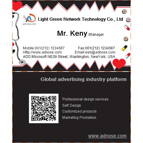 Revive color drug store business card