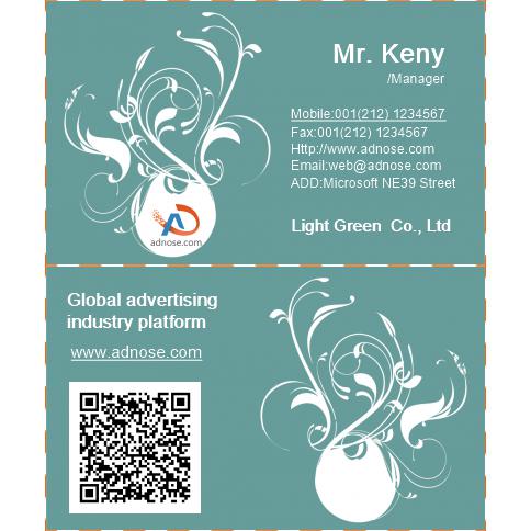 Elegant pot business card