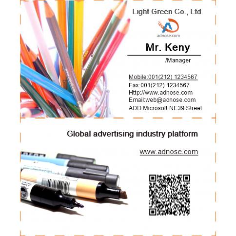 Pens business card