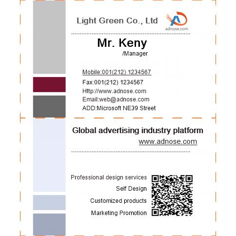 Simple business card