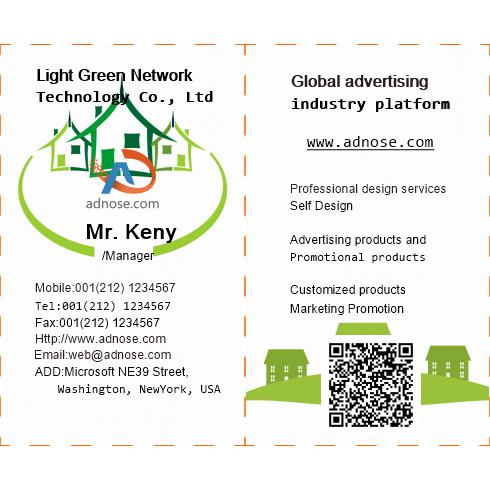 Green Housing Agency business card