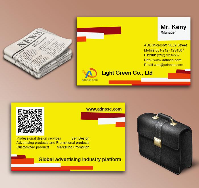 Classic yellow Hit color picture business card6