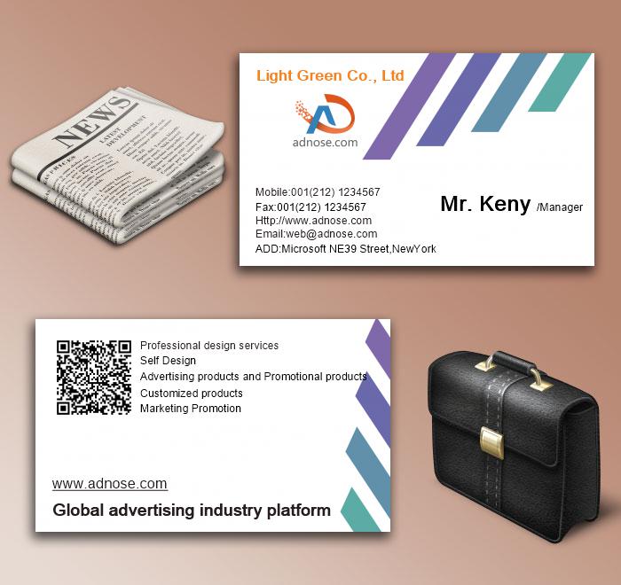 Simple white background business card6