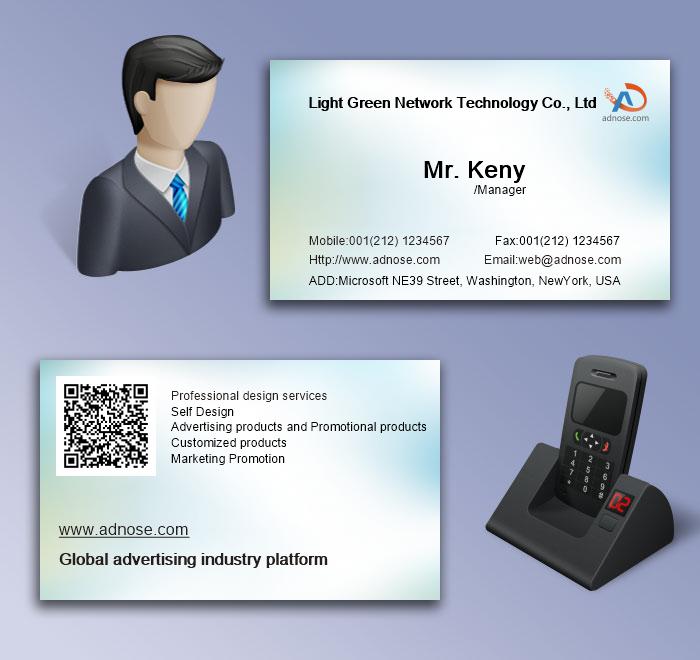 Halo Blue Phantom business card5