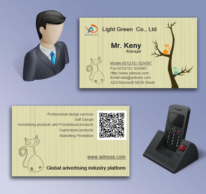 Simple gray cartoon cat card5