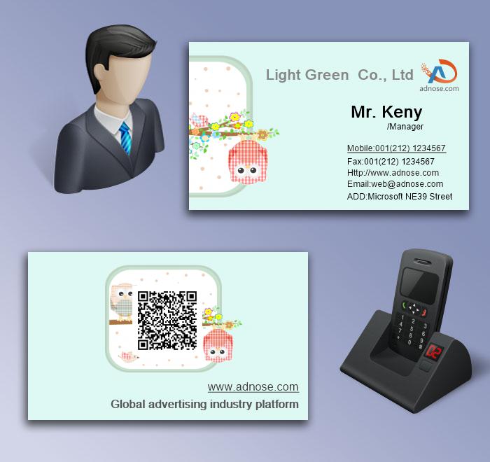 Lovely Owl business card5