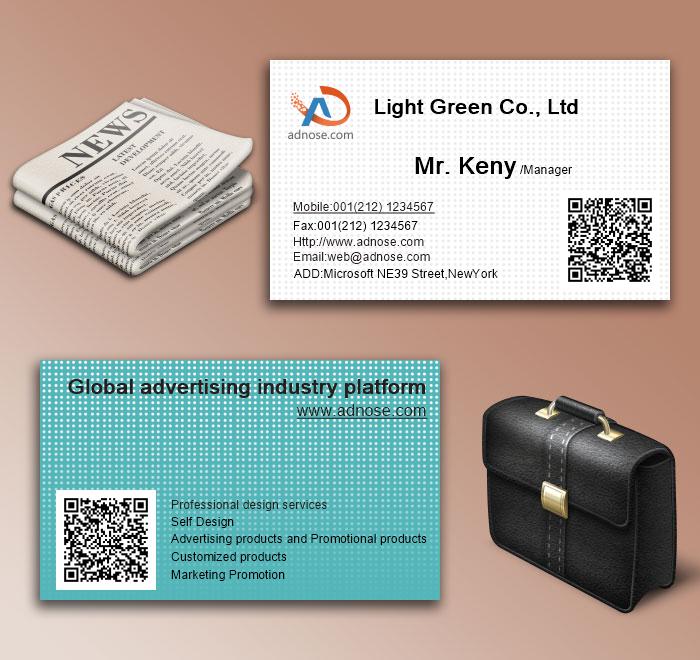 Simple wave background business card6