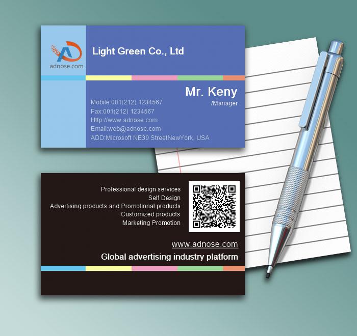Blue creative color bar art card1