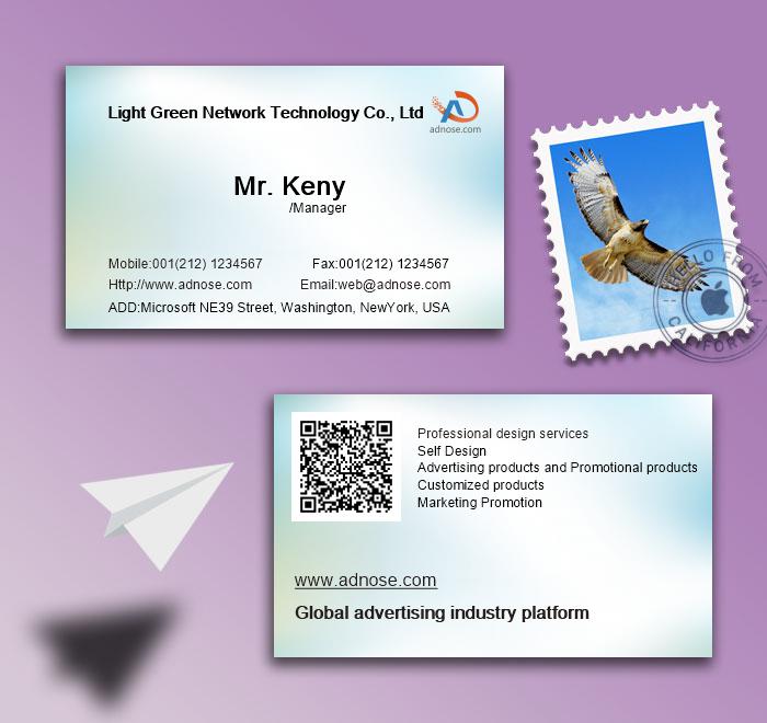 Halo Blue Phantom business card2