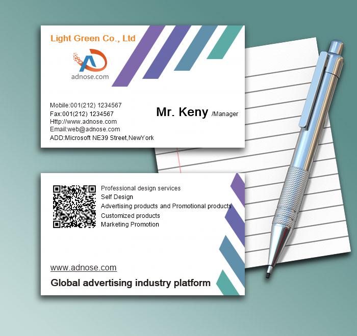 Simple white background business card1