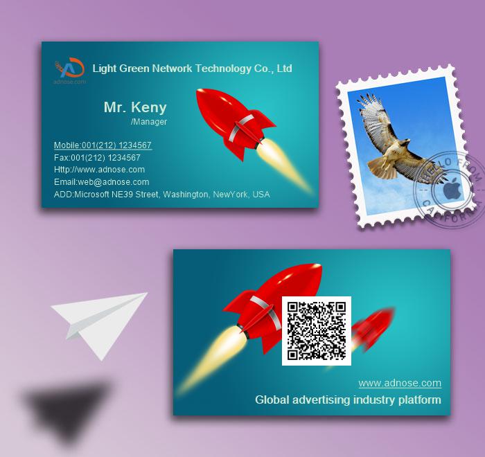 Cartoon creative Scud missile card2