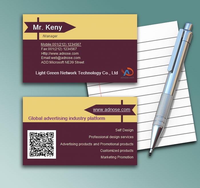 Simple purple arrow logo card1