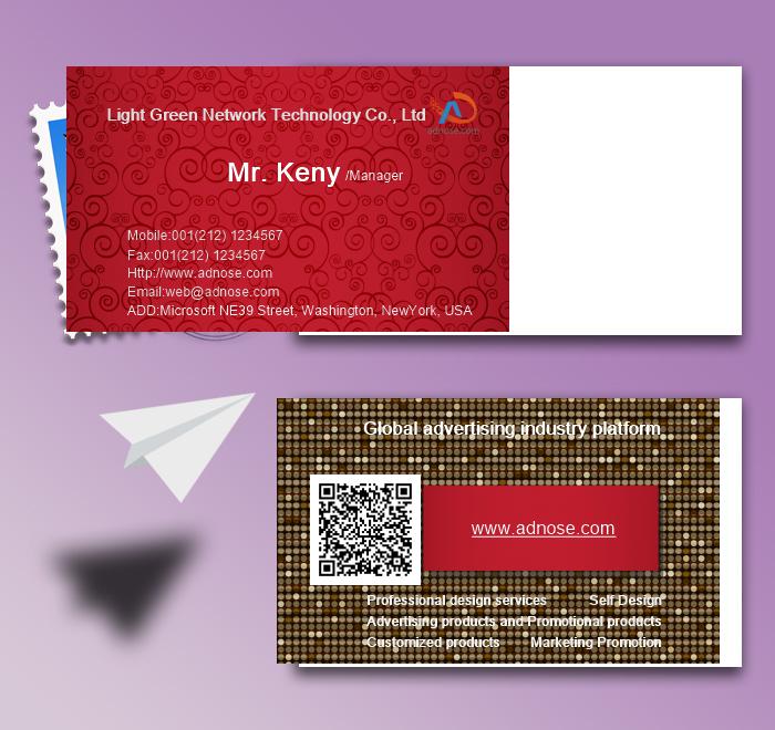 Classic red restaurant industry business card3