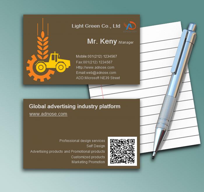 Simple deep gray business card1