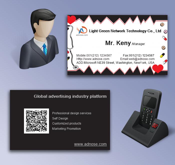 Revive color drug store business card5