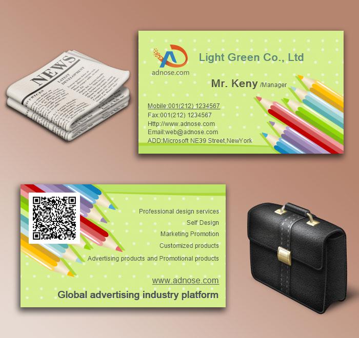 Color pencil business card6