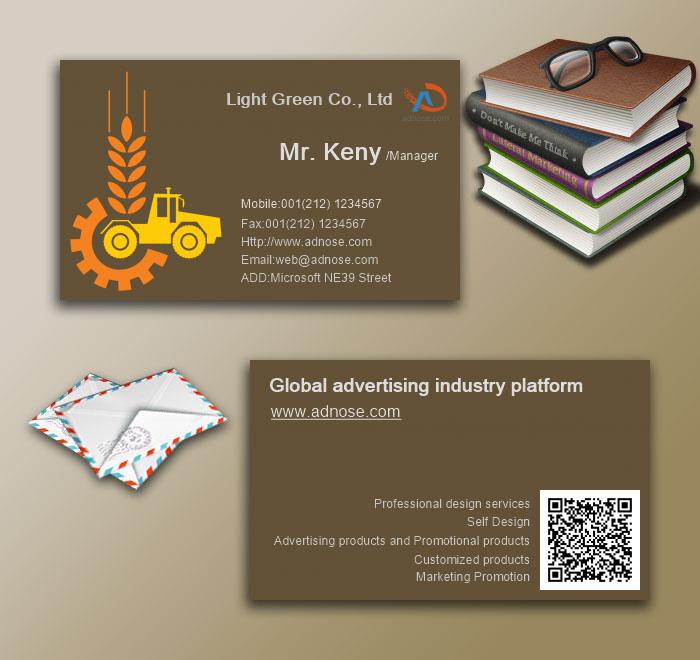 Simple deep gray business card3