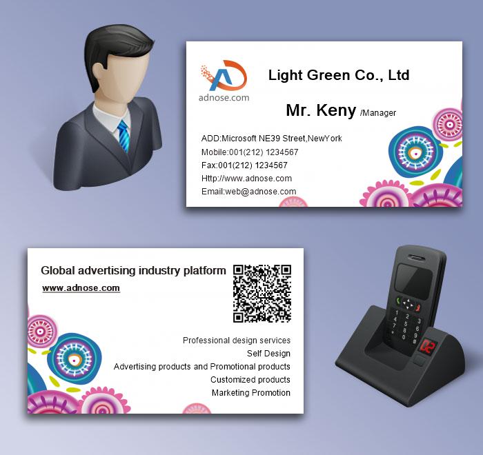 Deep white business card5