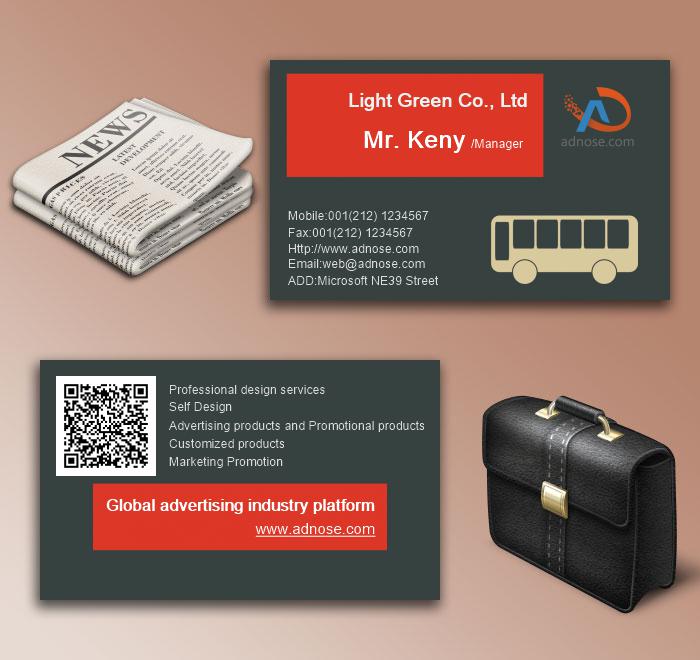 Deep gray cartoon car card6