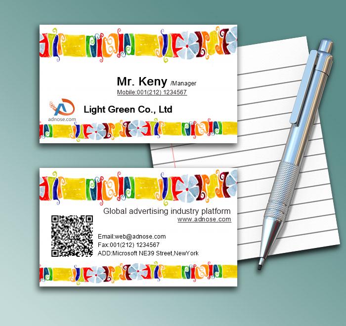 Fashion color pattern card1