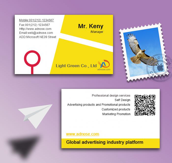 Simple white bottom geometry yellow box card2