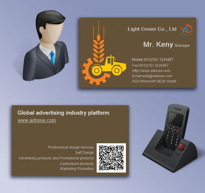 Simple deep gray business card5