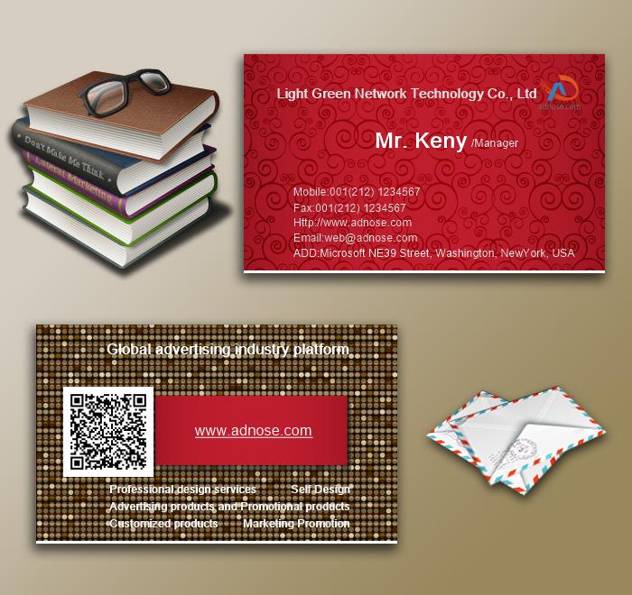Classic red restaurant industry business card5