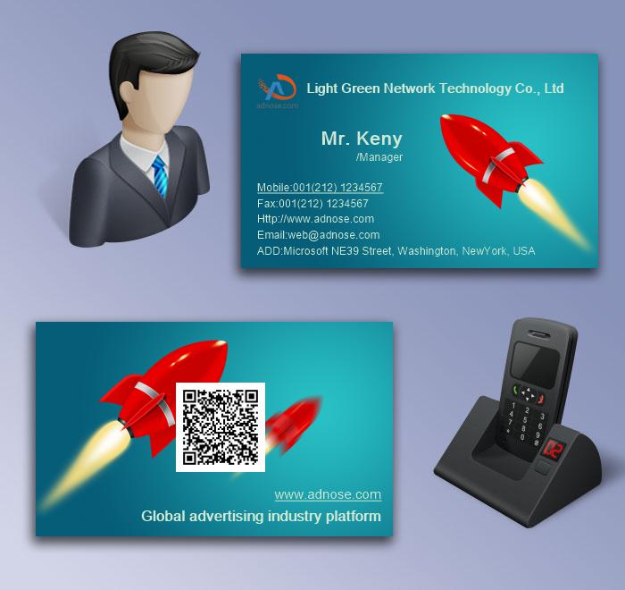 Cartoon creative Scud missile card5