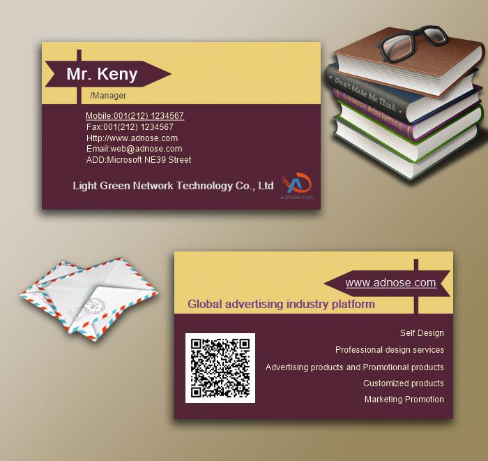 Simple purple arrow logo card3
