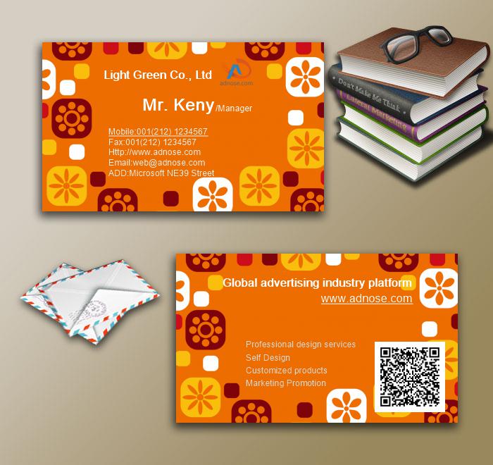 Gorgeous and colorful orange drinkn card3