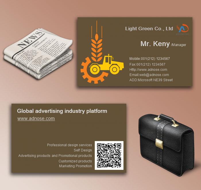 Simple deep gray business card6