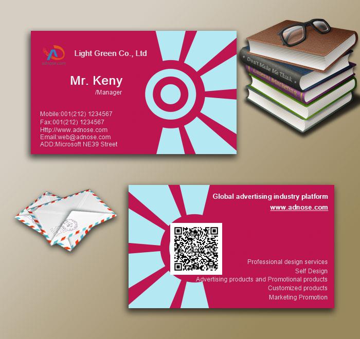 Circles dynamic red and blue card3