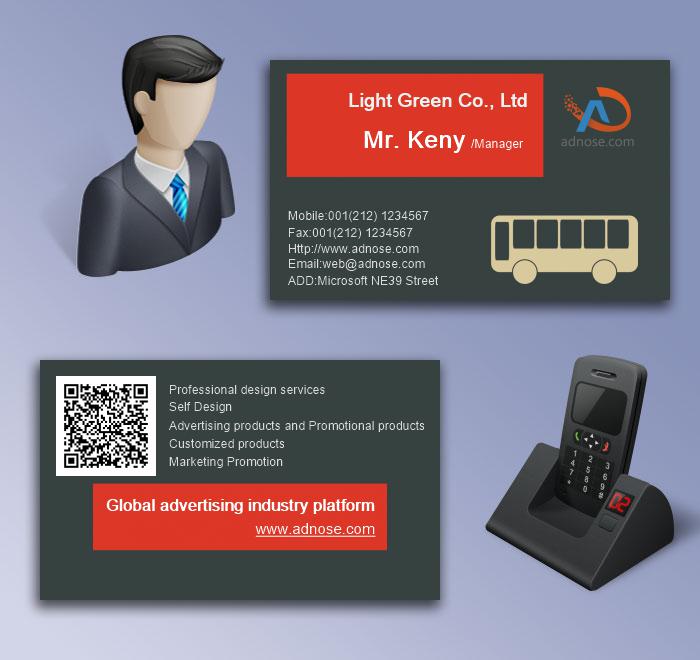 Deep gray cartoon car card5