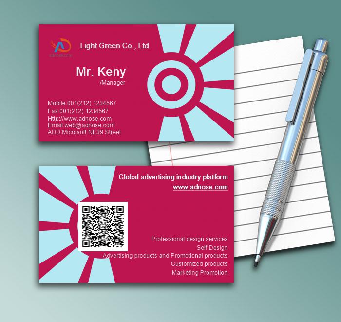 Circles dynamic red and blue card1