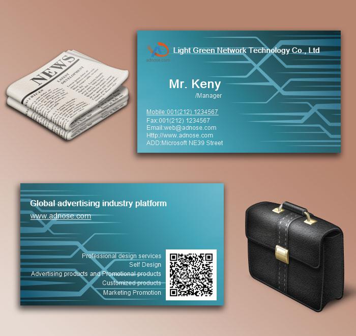 Pine green business card6