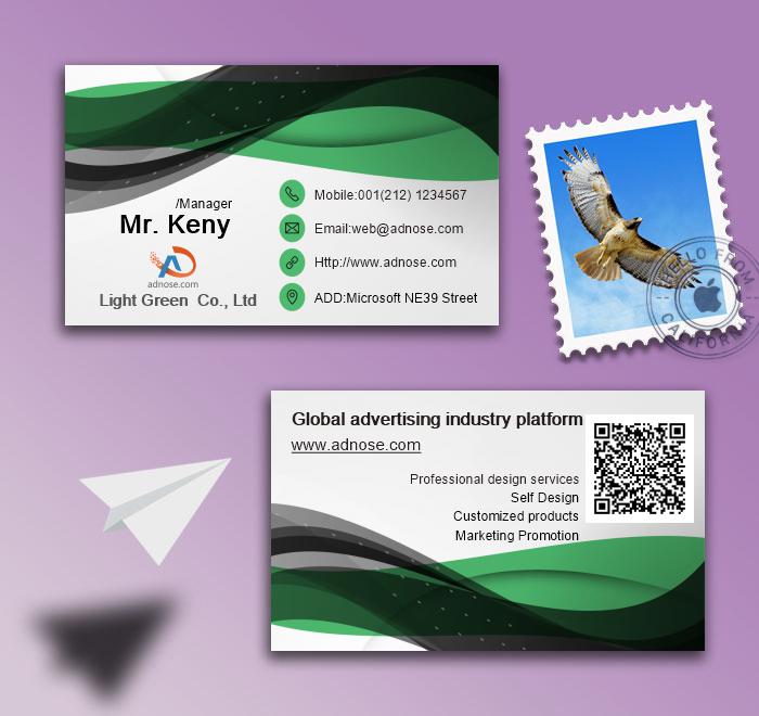Green ribbon nusiness card2