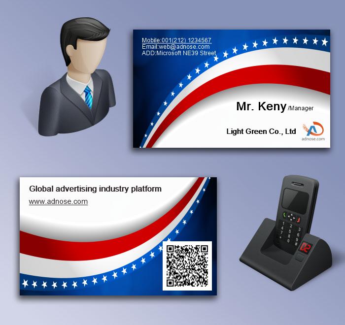 Stars and Stripes business card5