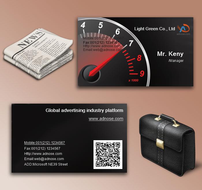 Black table business card6