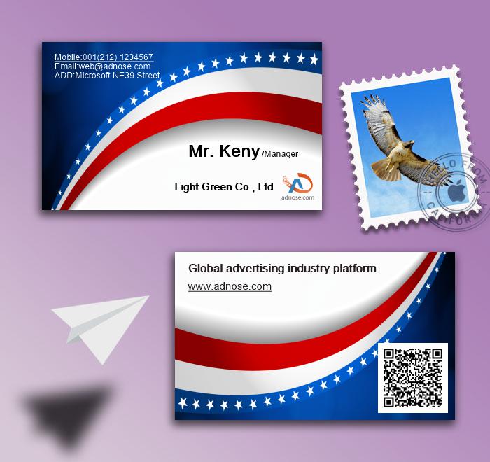 Stars and Stripes business card2