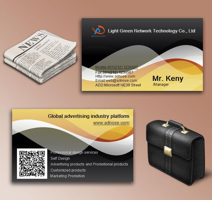 Black and yellow business card6
