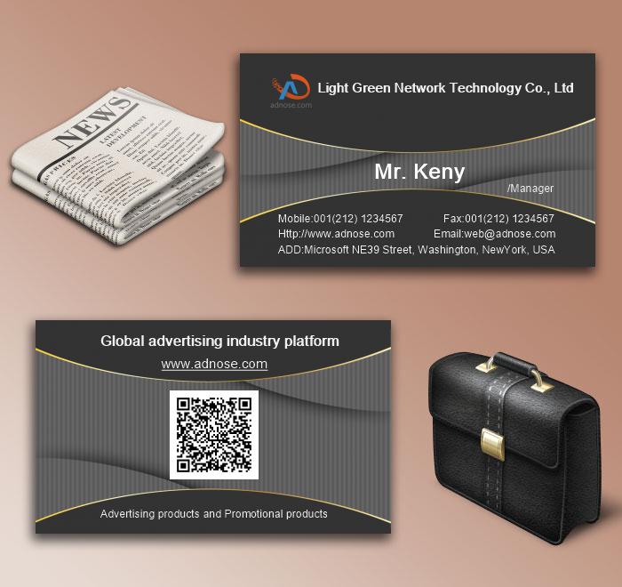Black ash fashion business card6