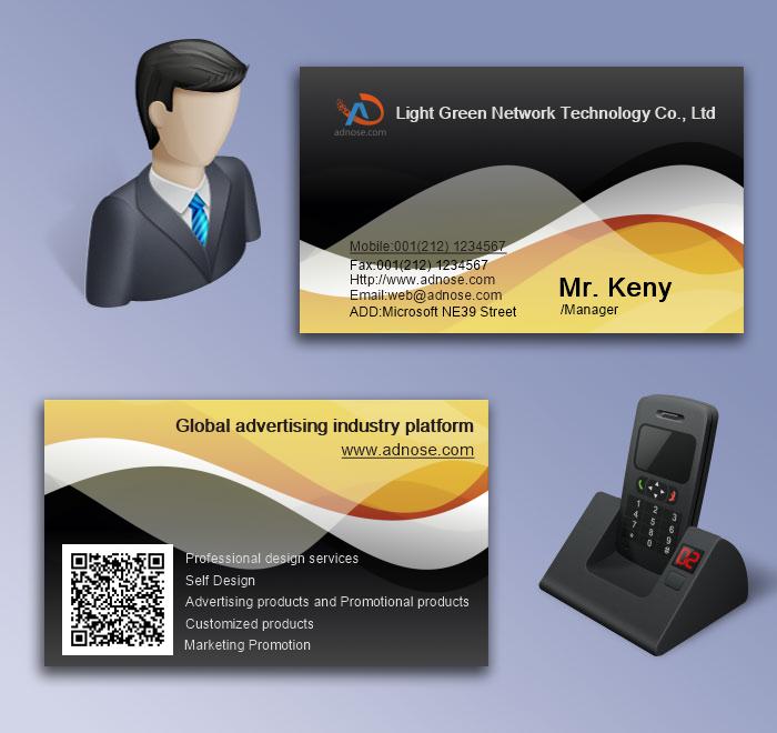 Black and yellow business card5