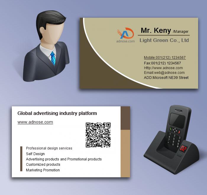 Brown business card5
