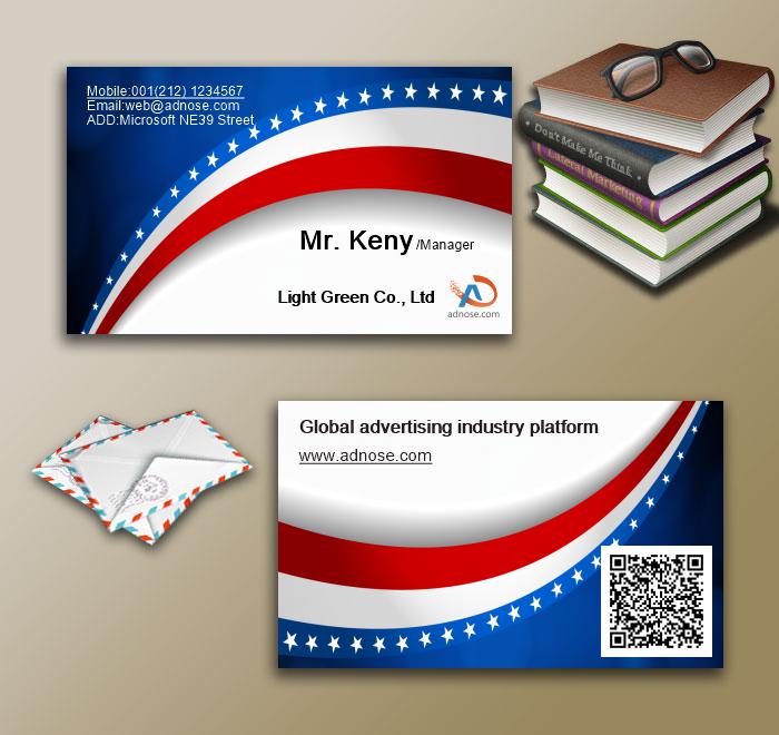 Stars and Stripes business card3